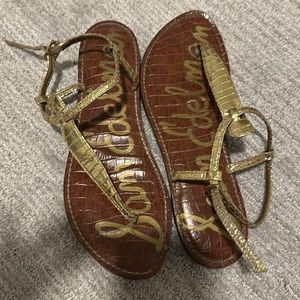 Sam Edelman ‘Gigi’  Gold Boa Metallic